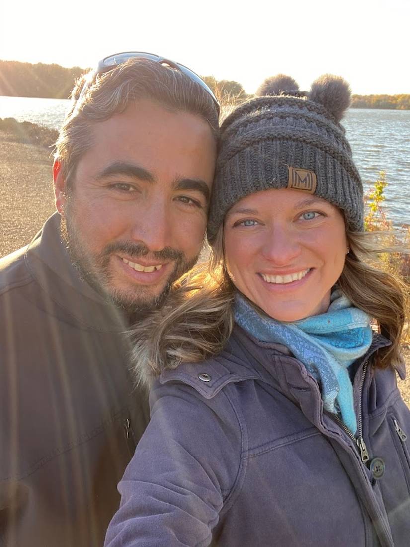 Cris and Michelle Gonzalez standing together